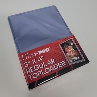 Ultra Pro 3x4 Regular Toploader Card Holder ( 25 per pack) 81385 AW6475 UltraPro