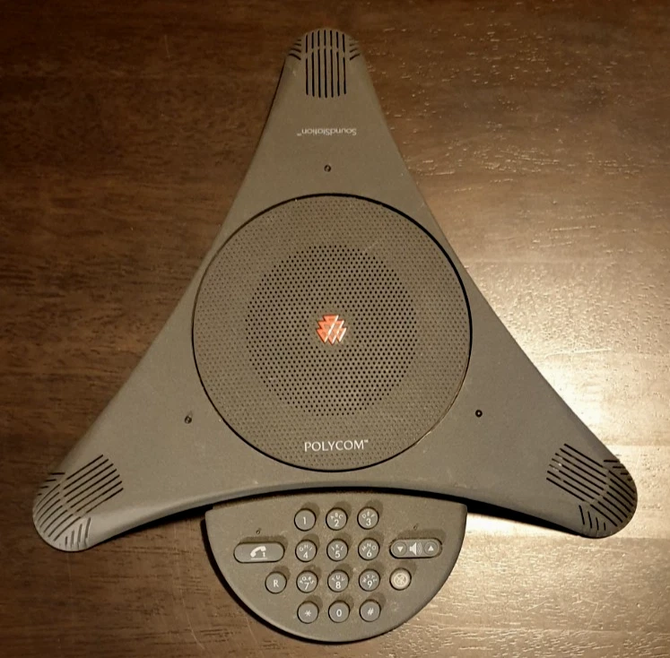 POLYCOM SoundStation Audioconferencing System 220V +Module & Cables *INCOMPLETE* - Image 2 of 4