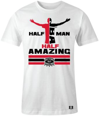 ''Half Man Half Amazing'' T-shirt to Match Retro ''He Got Games'' 13's