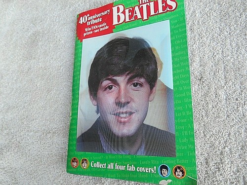 THE BEATLES 40th Anniversary Tribute BOOK (2003) Paul McCartney Lenticular Cover - Picture 2 of 9