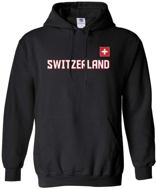 Threadrock Women's Switzerland National Team Hoodie Sweatshirt swiss flag eBay