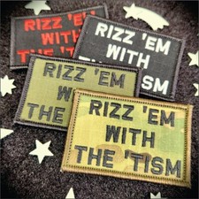 Rizz 'Em With The 'Tism - 2x3 Patch