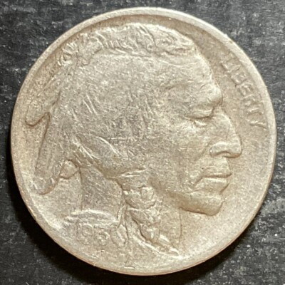 1913-D T2 Buffalo Nickel Full Date Nice Coin Better Semi Key Early Date L430