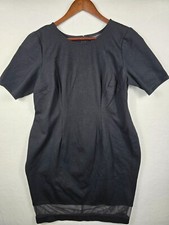 Lane Bryant Little Black Dress With Mesh Hem Size 14 Holiday Business