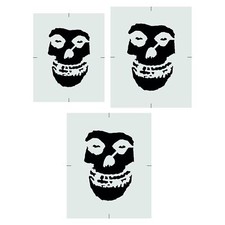 Stencil Stop Misfits Crimson Ghost Skull Stencil - Reusable for DIY Projects ...