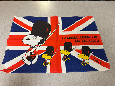 Snoopy & Woodstocks Beefeater Guards There will always be an England Flag
