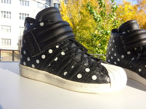 ADIDAS Superstar s81718 up Strap poiché Zeppa Scarpe Sneaker Pelle Tg. 41,5  Neuw | eBay