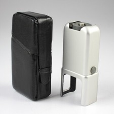 Minox B-C Flash Gun for Flash Cubes - Model B4  Leather Case - Untested