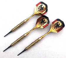 3 Dartpfeile Soft Darts GOLD Arrow je 18 Gramm Darts + 50 Dartspitzen Softdarts