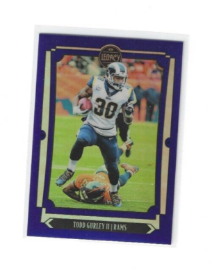 2019 Panini Legacy Premium Edition Sapphire #59 Todd Gurley II