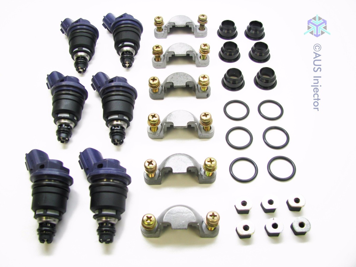 Set of 6 AUS Injectors 380 cc HIGH FLOW fit NISSAN 300ZX