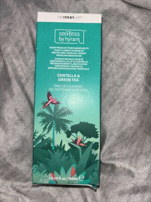 NEW SELFLESS BY HYRAM ~ CENTELLA & GREEN TEA DAILY GEL CLEANSER ~ 5.0 OZ