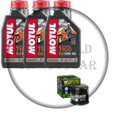 TAGLIANDO YAMAHA MT-07 700 MT07 2014-2020 OLIO MOTUL 7100 10W40 + FILTRO HIFLO