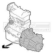 ENGINE MOUNTING FOR FORD FIESTA B-MAX 08- FEM4329 - 第 1/1 張圖片