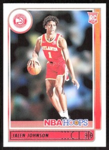 2021-22 7098C NBA Hoops Jalen Johnson Rookie Atlanta Hawks #213