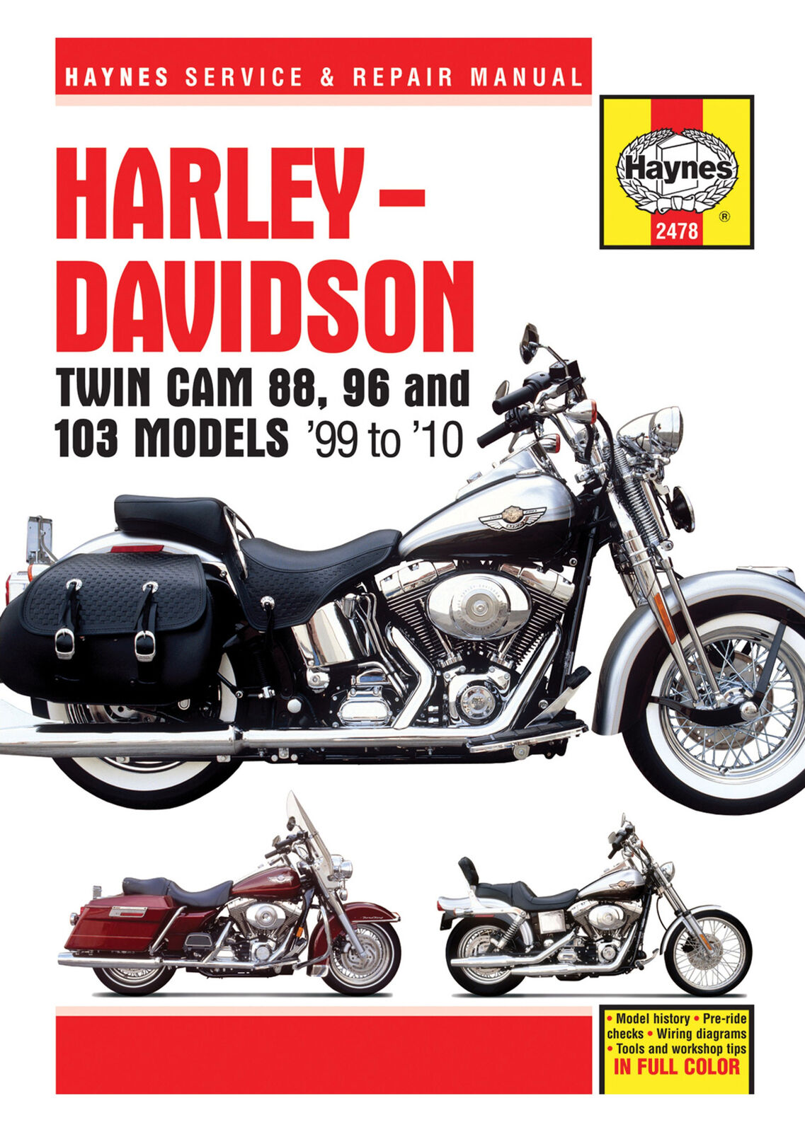 Haynes Repair/Service Manual '99-10 Harley Twin Cam 88/96/103 (M2478)