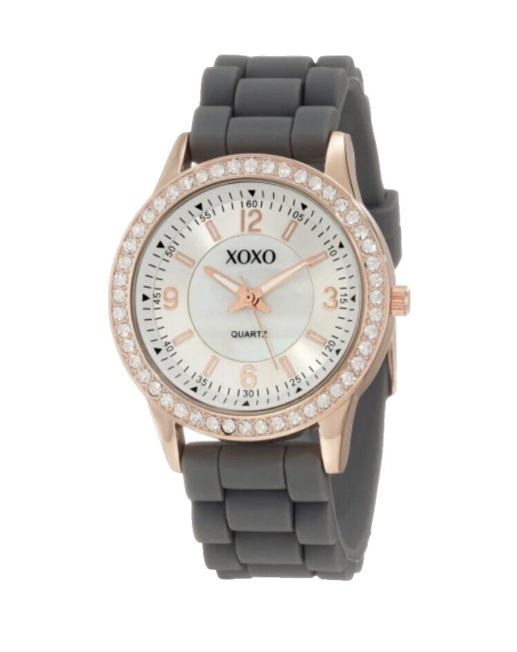 XOXO Silicone Rubber Case Wristwatches