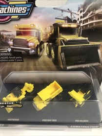 2020 Micro Machines Construction Series 1 #02 Chase Dump Truck Backhoe Bulldozer
