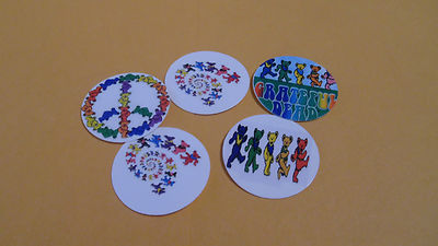 Pre Cut One Inch Bottle Cap Images Grateful Dead Free Shipping
