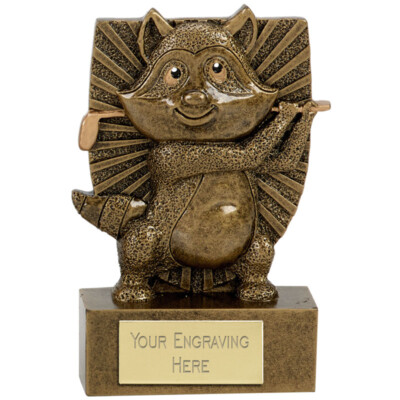 Personalisierte gravierte Ronnie Racoon Golf Great Player Team Award