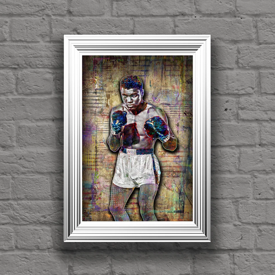 MUHAMMAD ALI Poster, Muhammad Ali Pop Art Tribute Free Shipping US - Image 4 of 4