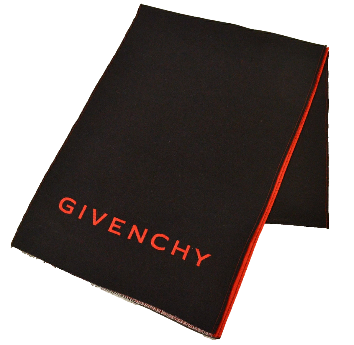 GIVENCHY Unisex Wool Silk 4G Logo Scarf Schal Mufflers Stola Tuch