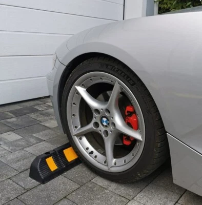 BRUKA GERMANY Radstopper WHEELSTOP Stopper Rad Garage Parkplatz Reifenstopper Parkhilfe