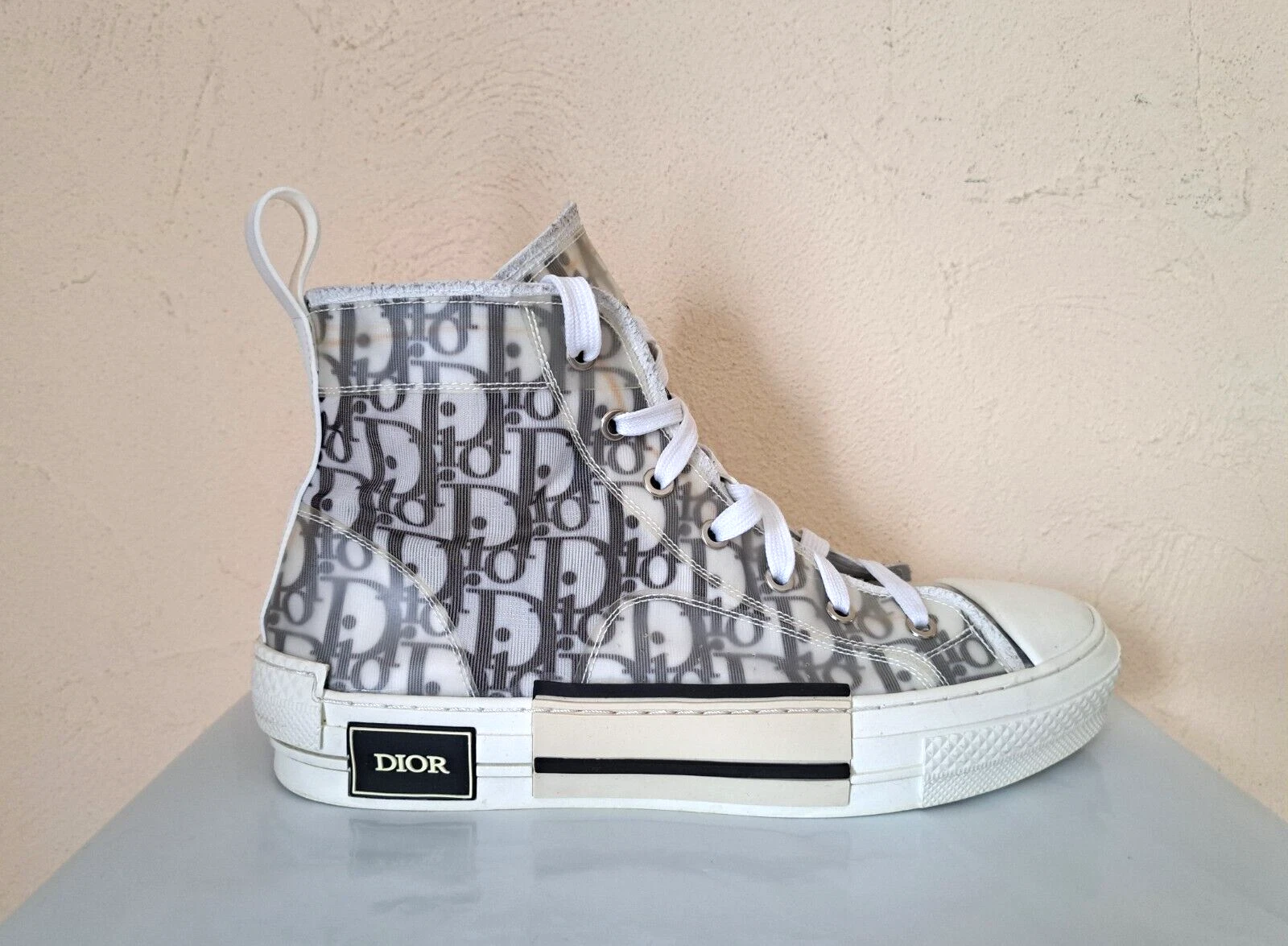 DIOR   BASKETS B23   TOILE   IMPRIME DIOR   POINTURE 42 EU