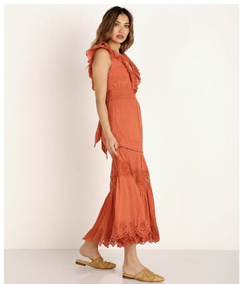 chinese dress ladies Daisy Chain Dress (Orange)