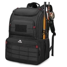  Fishing Backpack Tackle Box, Water Resistant Tackle Backpack Fishing Bags 