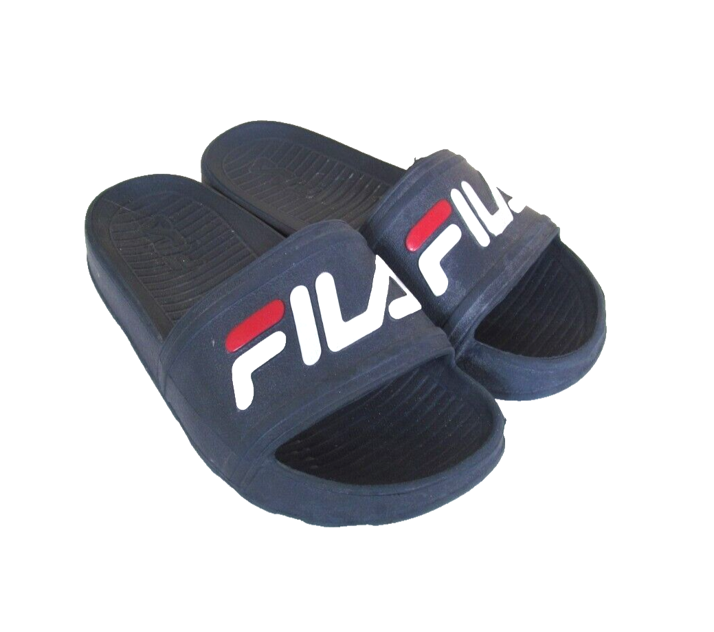 FILA Sleek Kids Size 13 Slides Lake Flip Flops Sandals