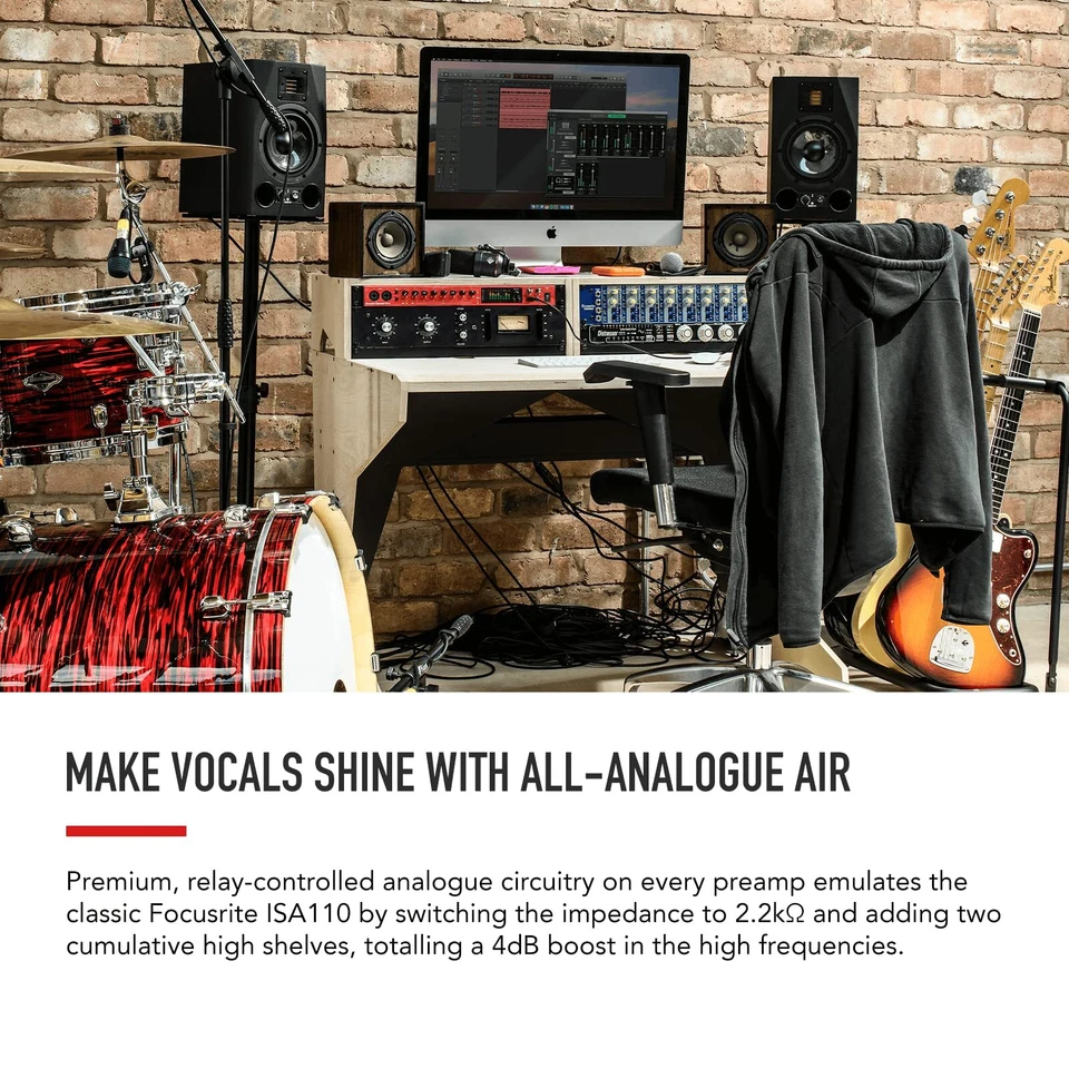 Focusrite Clarett+ 8Pre 18-in/20-out Audio Interface - New! - ProSoundUniverse. - Image 3 of 4