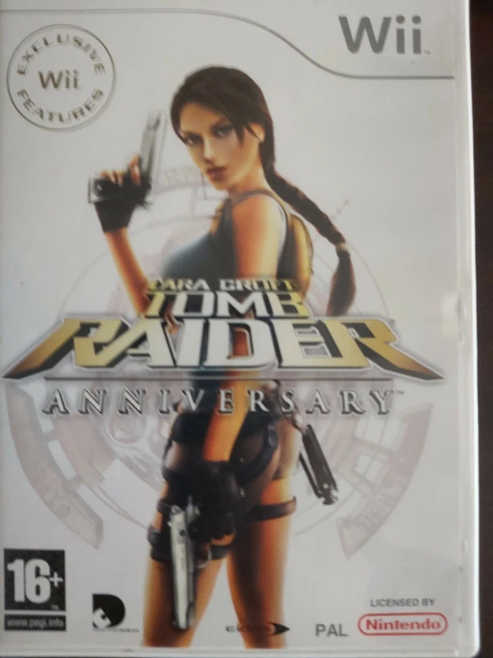 TOMB RAIDER ANNIVERSARY CON LARA CROFT PARA LA NINTENDO Wii USADO EN BUEN ESTADO, foto 1 de 4