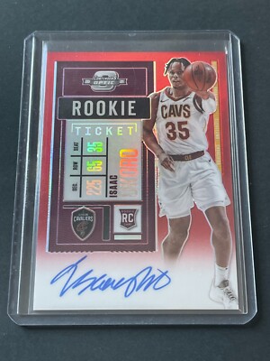 2020-21 Panini CONTENDERS OPTIC Isaac Okoro Rookie Ticket RC RED PRIZM &frasl;149  | eBay