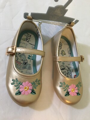 NWT Disney Store Animator's Collection Gold Flats Shoes many sizes Girls