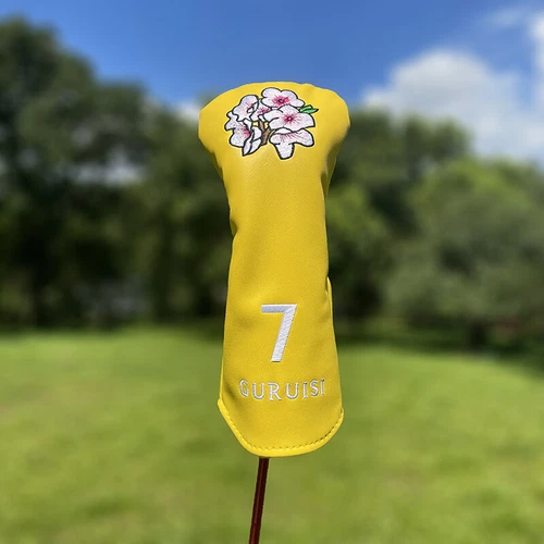 Cubierta de cabeza de madera Master Flower Golf cubierta de cabeza PU conductor calle híbrido cubierta de club - Imagen 12 de 55