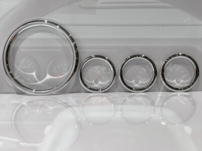 Polished Aluminium Trim Rings For Land Rover Defender Instrument Cluster – Pre-1999