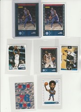 JOEL EMBIID 2019-20 PANINI CARD / STICKER LOT (7) SILVER FOIL PARALLEL SP 
