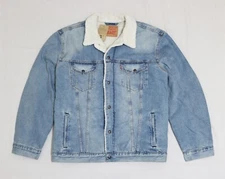 Levi's Men Big & Tall Sherpa Lined Trucker Jean Jacket Size 2XLT ,4XLT, 6XL new