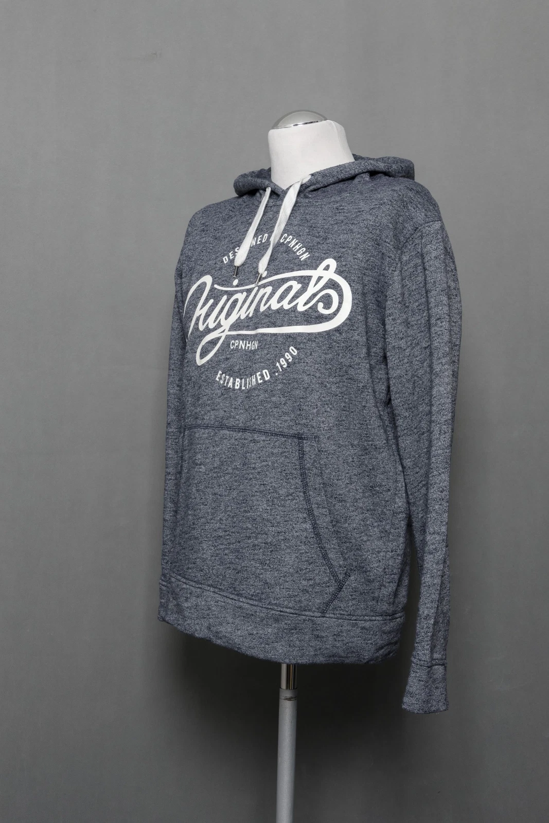 VETEMENTS Felpa con cappuccio uomo JACK & JONES L blu scuro cappuccio felpa + cotone