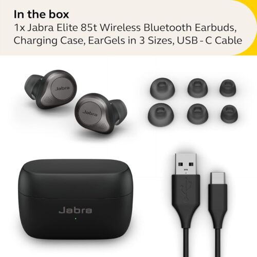 Jabra - Elite 85t True Wireless Advanced Active Noise Cancelling Earbuds - Picture 2 of 7