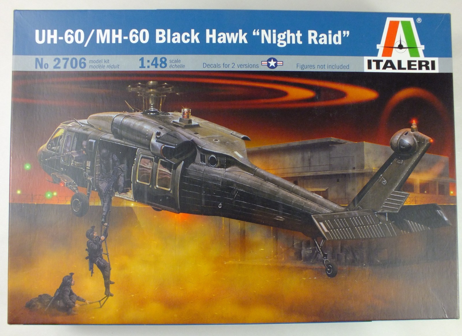 Italeri 1:48 UH-60/MH-60 Black Hawk ""Night Raid"" No. 2076 *Sealed Bags*