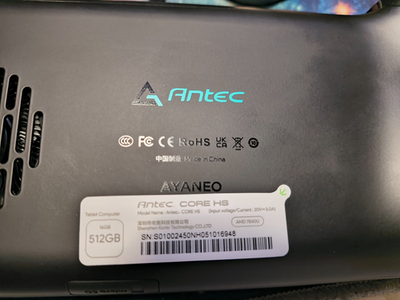 【ジャンク】Antec core hs(ayaneo slide) Antec Enters the handheld gaming market with Core HS, a rebadged