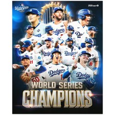 Los Angeles Dodgers 2025 World Series Champions Team Poster