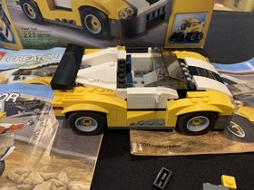 LEGO CREATOR: Fast Car (31046) Incomplete With Manuals