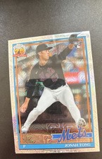2026 Topps Series 1 - 1991 Topps Chrome Silver Pack Mojo Jonah Tong #91C-34 (RC)