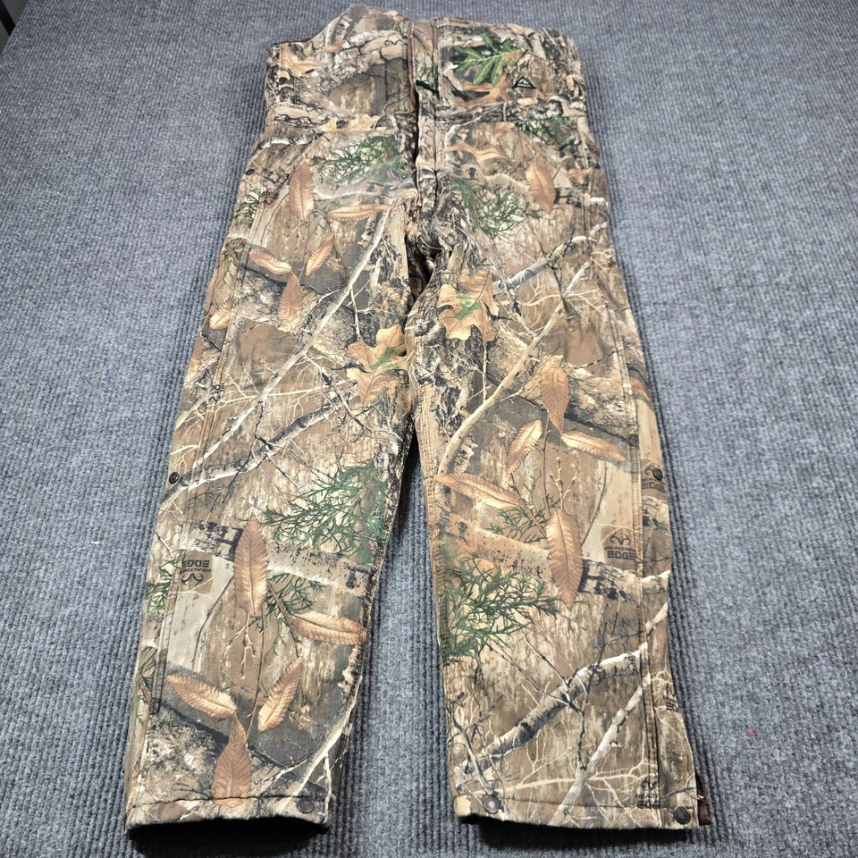 Ridgecut Bib Overalls Mens Large Realtree Edge Camo Insulated Hunting TRB20EDG - Image 2 of 4