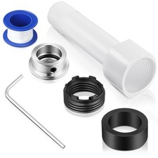 Dreyoo Four in One Tub Spout Adapter, Threaded Bathtub Faucet Adapter Slip Fit f