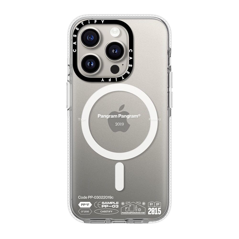 CASETiFY Clear MagSafe iPhone 15 Pro Case - Anti-Yellowing & Magsafe Compatible