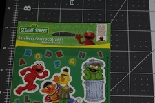 2 SHEETS Stickers Lot unused ~ NIP RETIRED SESAME STREET BIG BIRD OSCAR 
